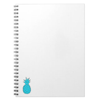 Cuaderno espiral de la piña del diamante