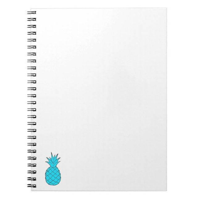 Cuaderno espiral de la piña del diamante (Frente)