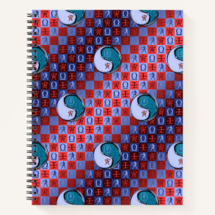 Cuaderno espiral de Libra y Tigre de Agua