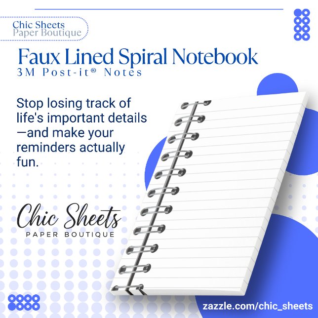 Cuaderno espiral de líneas falsas Notas Post-it® 3 (Subido por el creador)