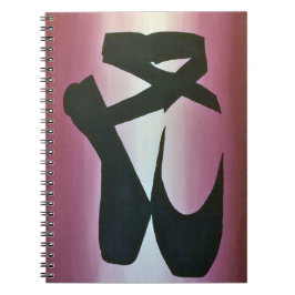 Cuaderno espiral de los deslizadores del ballet