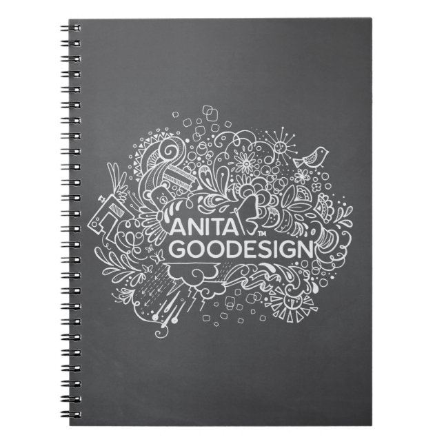 Cuaderno espiral de los Doodles del villancico (Frente)
