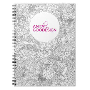 Cuaderno espiral de los Doodles del villancico