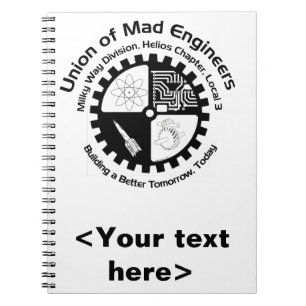 Cuaderno espiral de los ingenieros enojados