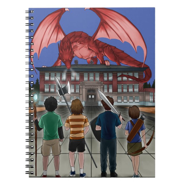 Cuaderno espiral de los niños del club McGilvra Dn (Frente)
