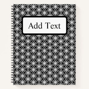 Cuaderno espiral de lujo personalizable de 8,5" x 