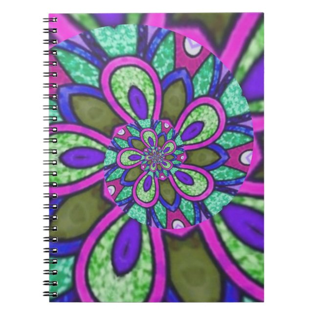 Cuaderno Espiral de Mandala (Frente)