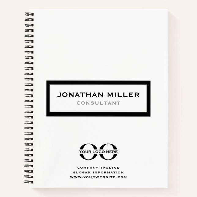 Cuaderno Espiral de marca personalizado (Anverso)