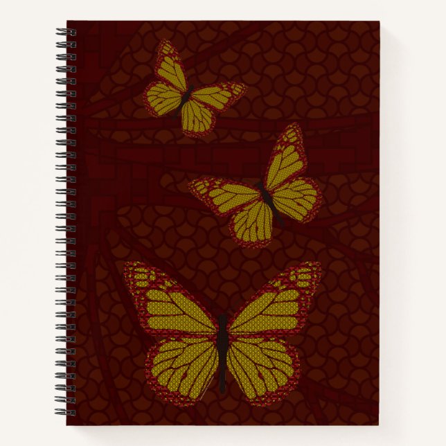 Cuaderno espiral de monarca chino (Anverso)