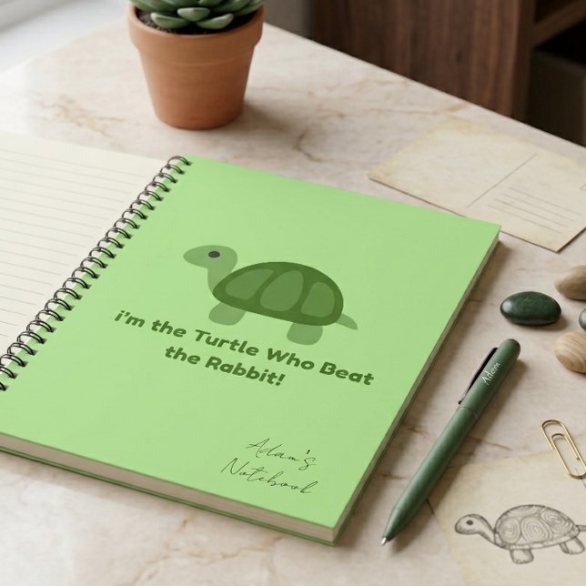 Cuaderno Espiral de motivación de tortuga  (Subido por el creador)