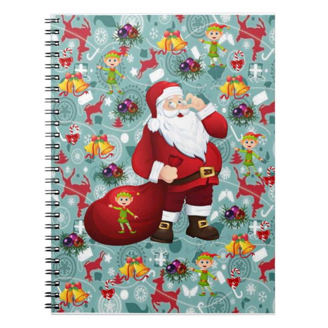 Cuaderno espiral de Navidad (Frente)