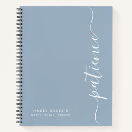 Cuaderno Espiral de Nombre Personalizado Minimalis