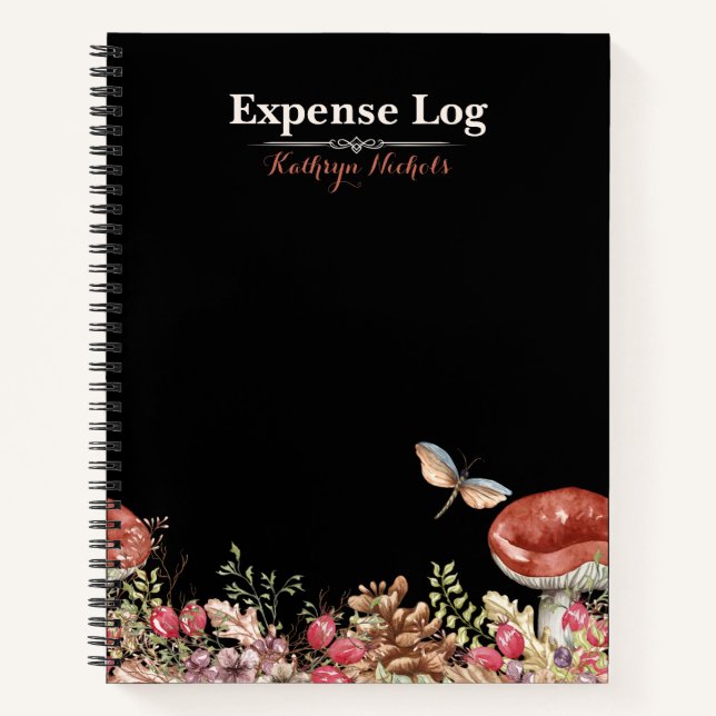 Cuaderno espiral de oficina Bosque botánico (Anverso)