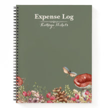 Cuaderno espiral de oficina Bosque botánico
