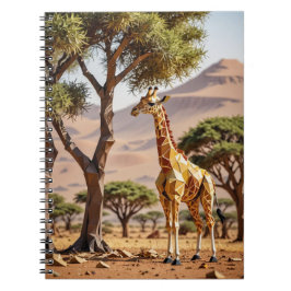 Cuaderno Espiral de Origami Giraffe