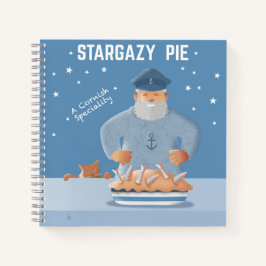 Cuaderno espiral de pastel Stargazy Pie
