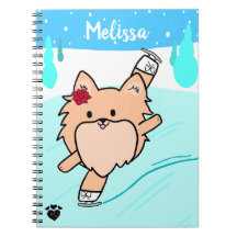 Espiral de patinaje artístico gráfico de Pom