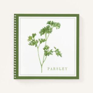 Cuaderno espiral de PEREJIL FRESCO 8,5x8,5 - Verde