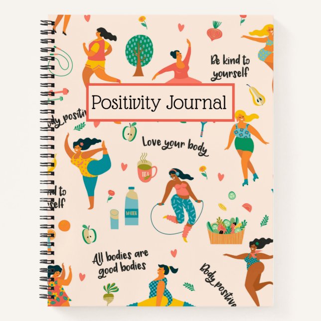 Cuaderno espiral de Positividad Corporal (Anverso)