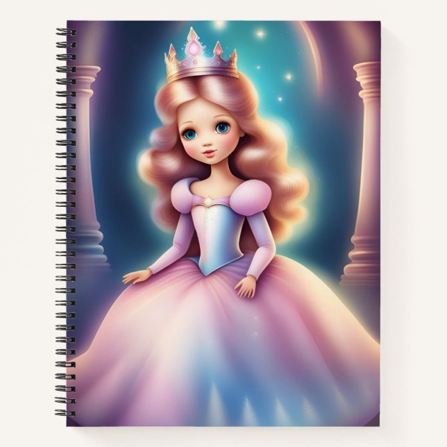 Cuaderno espiral de Princesa Mágica – Hada Encanta (Anverso)