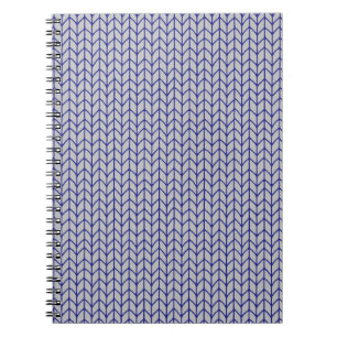Cuaderno espiral de punto gris azul 6,5x8,75