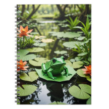 Espiral de rana originami