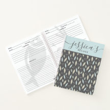 Cuaderno espiral de recetas personalizadas