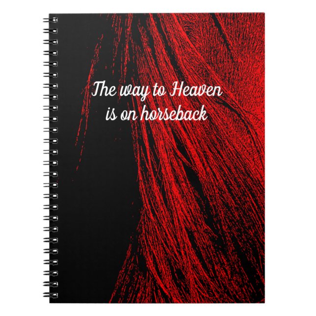 Cuaderno Espiral de Red Horse Mane Resumen (Frente)