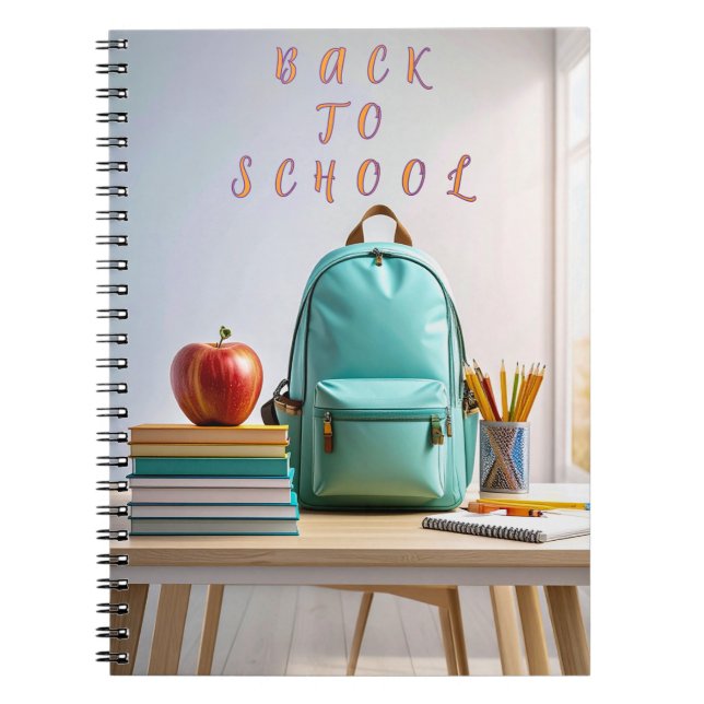 Cuaderno Espiral de Regreso a Clases (Frente)