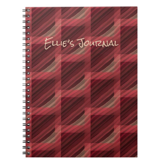 Cuaderno Espiral de Resumen Personalizado Moderno (Frente)