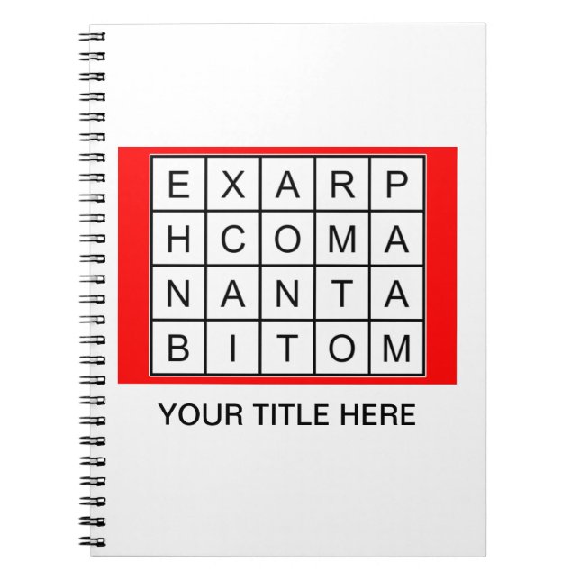 Cuaderno espiral de Rune (Frente)