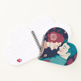 Cuaderno espiral de San Valentín