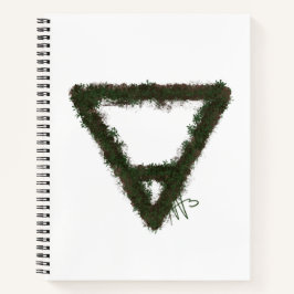 Cuaderno Espiral de símbolos de alquimia de elemento de la