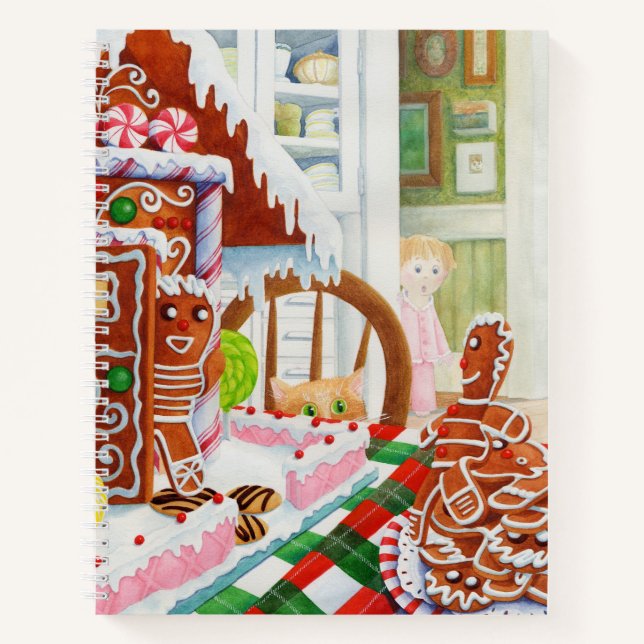 CUADERNO ESPIRAL DE SORPRESA DE PAN DE JENGIBRE 22 (Anverso)