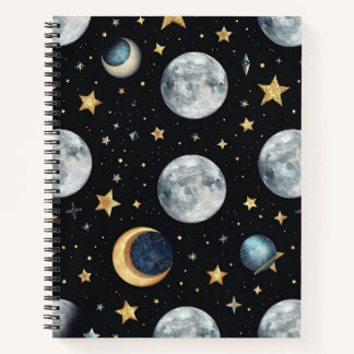 Cuaderno Espiral de Sueños Celestes