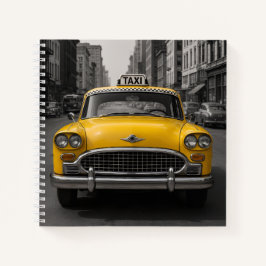 Cuaderno espiral de taxi de Nueva York