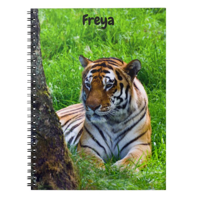 Cuaderno espiral de Tigre de Amur (Frente)