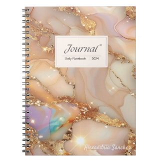 Cuaderno Espiral de tinta de alcohol de resina holográfica