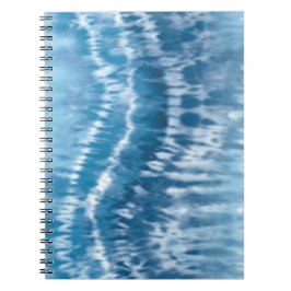 Cuaderno espiral de tinte azul