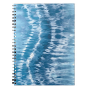 Cuaderno espiral de tinte azul