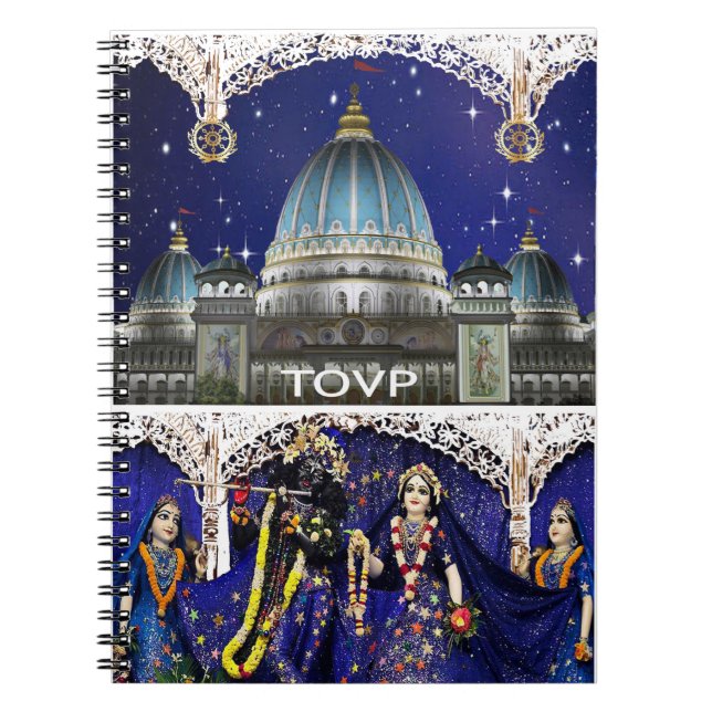Cuaderno espiral de TOVP/Radha Madhava (Frente)