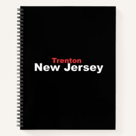 Cuaderno espiral de Trenton, Nueva Jersey