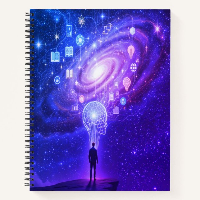 Cuaderno Espiral de visión cósmica (Anverso)