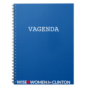 Cuaderno espiral de WWFC Vagenda (azul)