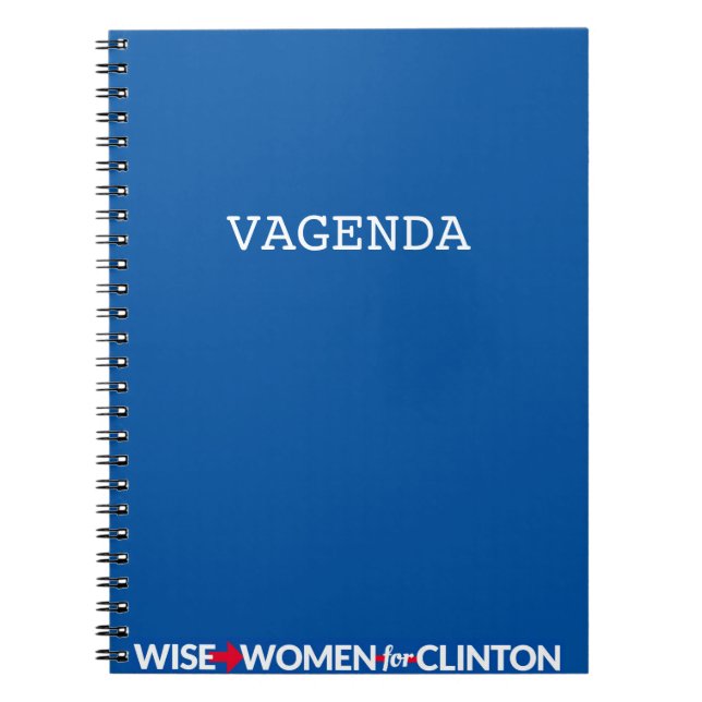 Cuaderno espiral de WWFC Vagenda (azul) (Frente)