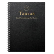 Cuaderno espiral de Zodíaco Tauro - Aspecto de cue
