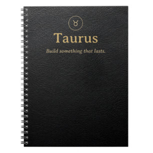 Cuaderno espiral de Zodíaco Tauro - Aspecto de cue