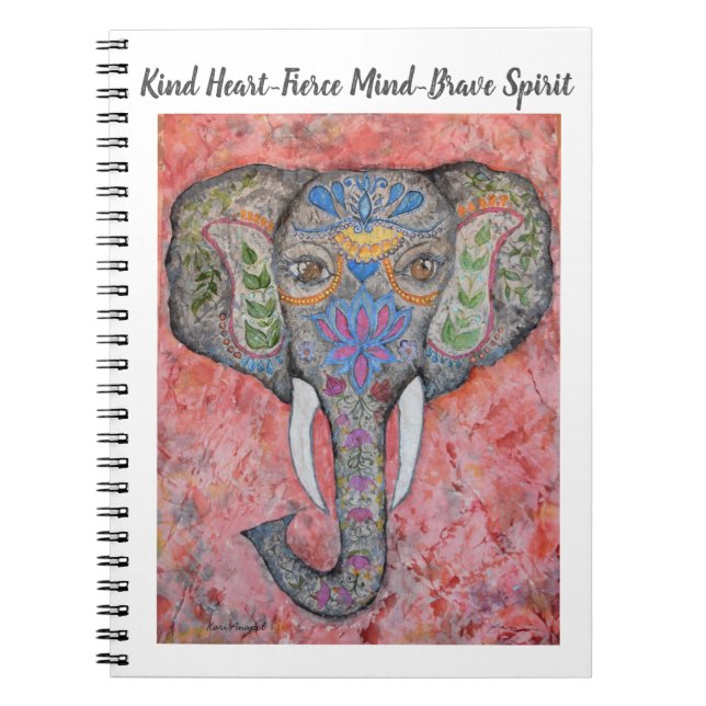 Cuaderno espiral del alcohol del arte valiente del (Frente)