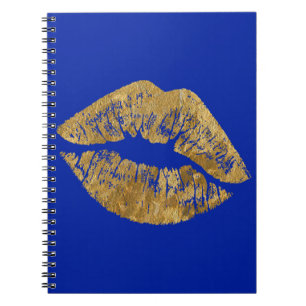 Cuaderno espiral del beso del efecto del Relieve