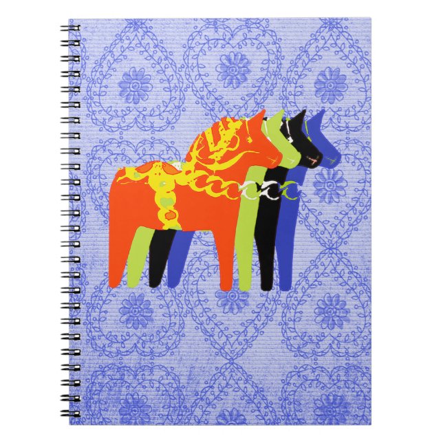 Cuaderno Espiral del caballo de Dala - (Frente)
